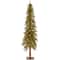 6 ft. Pre-Lit Hickory Cedar Artificial Christmas Tree, Clear Lights